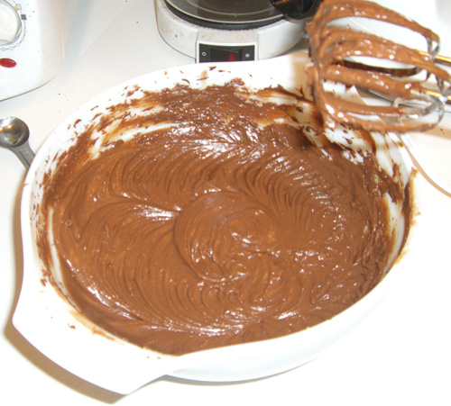 Healthy Avocado Chocolate Pudding Being Prepared